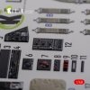 KELIK K48087 TBF-1C interior 3D decals for Academy kit 1/48